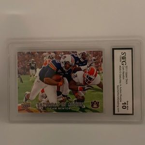 2011 Upper Deck Cam Newton #SIA—13 Gem Mint (MISC3)